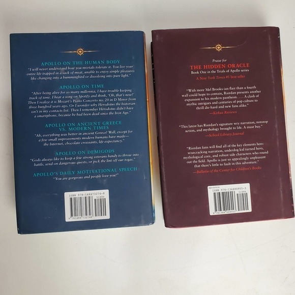 The Trails of Apollo by Rick Riordan Book 1 and Book 2 Hardcover Bundle - Picture 8 of 8